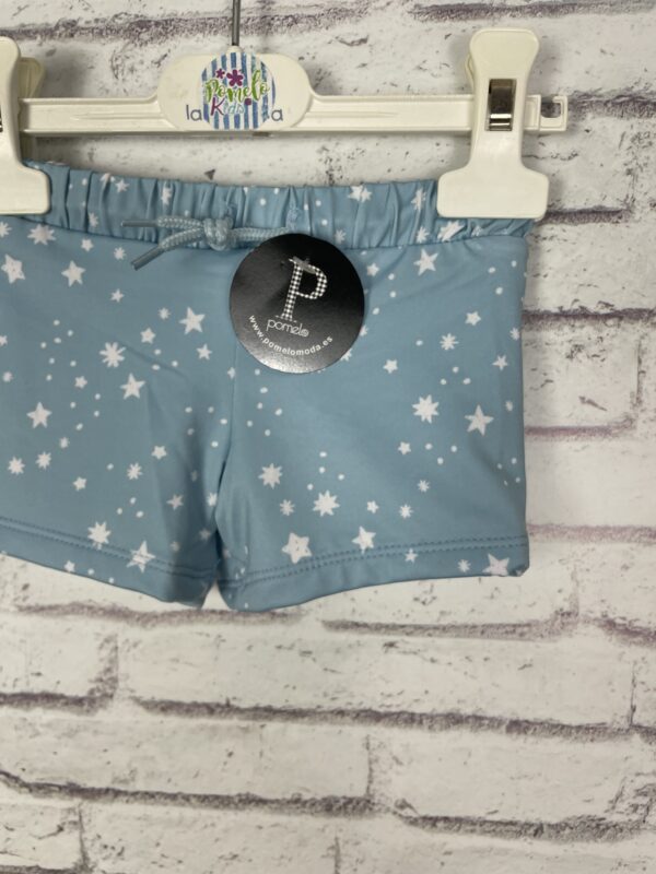 BAÑADOR ESTRELLAS AZUL Y BLANCO - Imagen 2