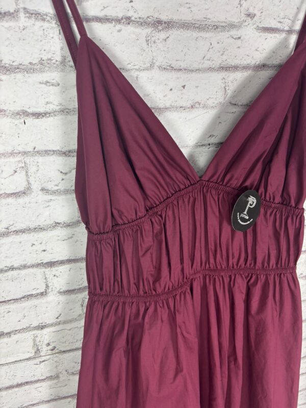 VESTIDO TIRANTES CIRUELA - Imagen 2