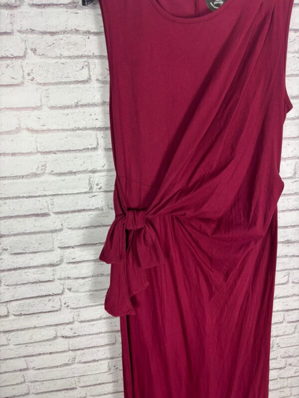 VESTIDO NUDO CIRUELA - Imagen 2