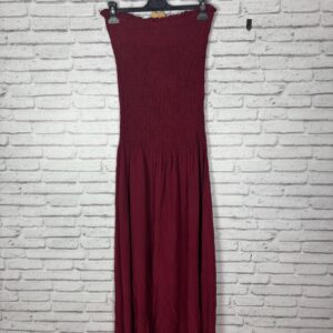 VESTIDO NIDO DE ABEJA CIRUELA