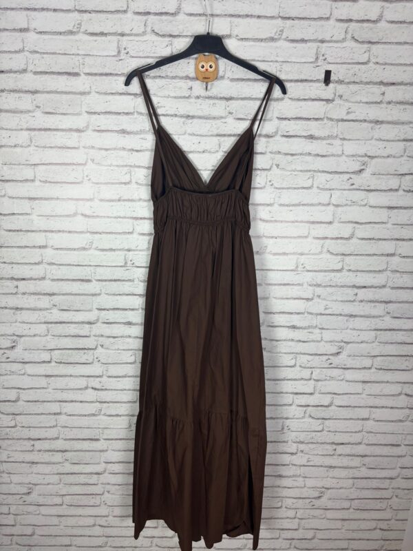 VESTIDO TIRANTES MARRON