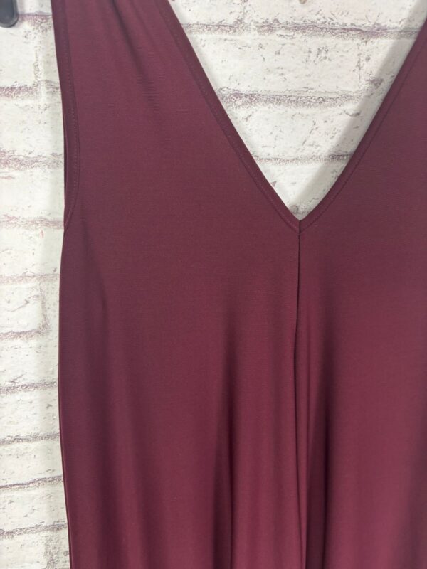 VESTIDO PUNTO DE SEDA CIRUELA - Imagen 3