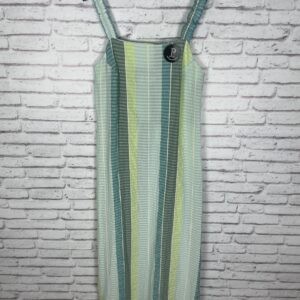 VESTIDO RAYAS TONOS VERDES