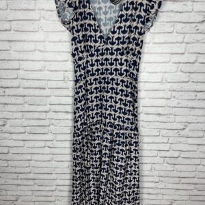 VESTIDO ESTAMPADO COTILLA MARINO