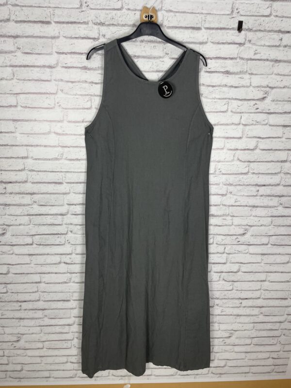 VESTIDO NEGRO BOLSILLOS - Imagen 3