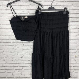 CONJUNTO ENCAJE NEGRO