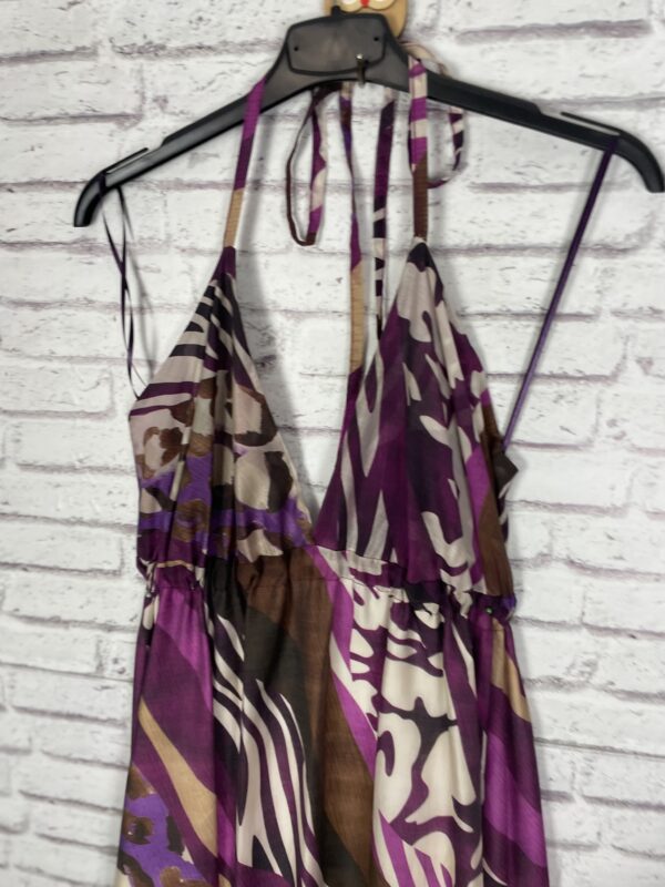 VESTIDO ESTAMPADO ANIMAL PRINT MALVA - Imagen 2
