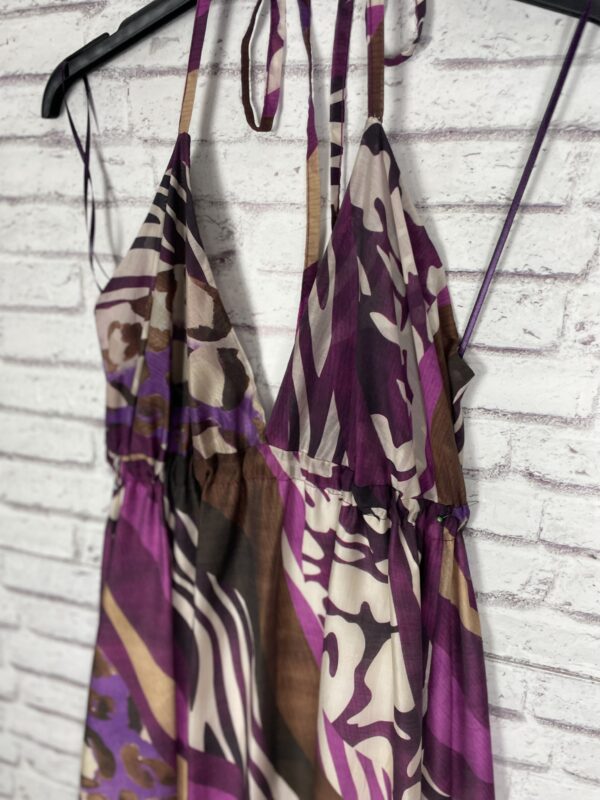 VESTIDO ESTAMPADO ANIMAL PRINT MALVA - Imagen 3
