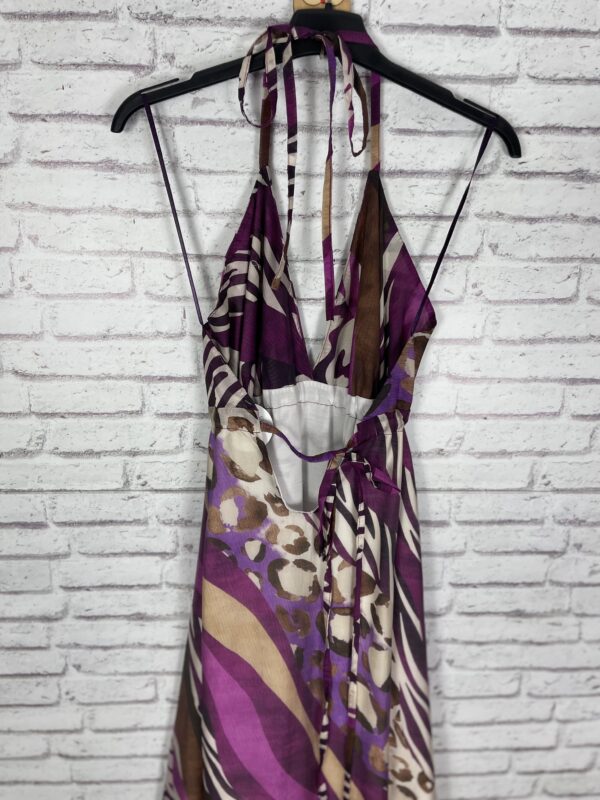 VESTIDO ESTAMPADO ANIMAL PRINT MALVA - Imagen 4