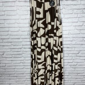 VESTIDO ESTAMOADO ETNICO MARRON