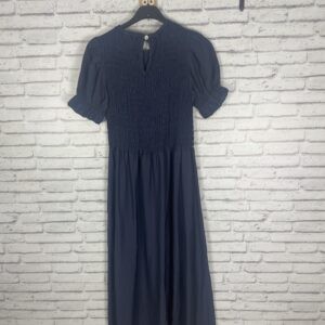 VESTIDO NIDO DE ABEJA MARINO