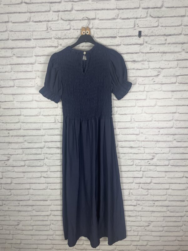 VESTIDO NIDO DE ABEJA MARINO