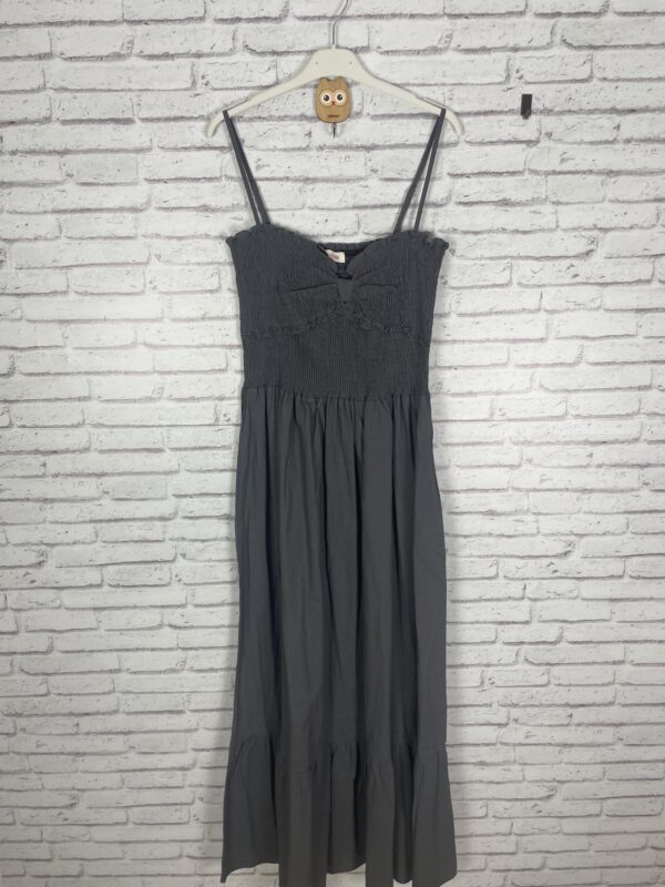 VESTIDO LINO GRIS