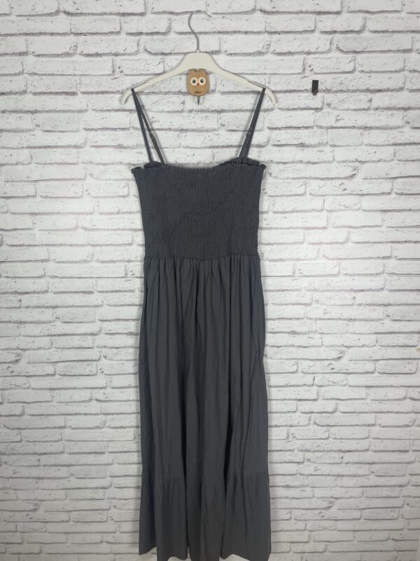 VESTIDO LINO GRIS - Imagen 2