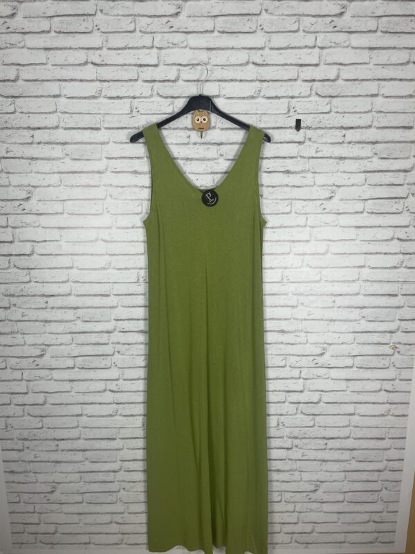 VESTIDO HILO VERDE LIMA