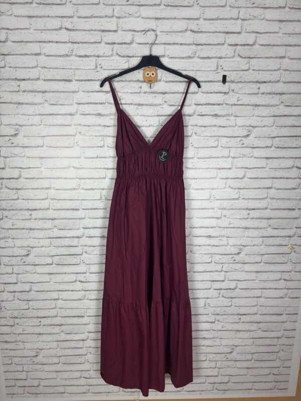 VESTIDO TIRANTES CIRUELA
