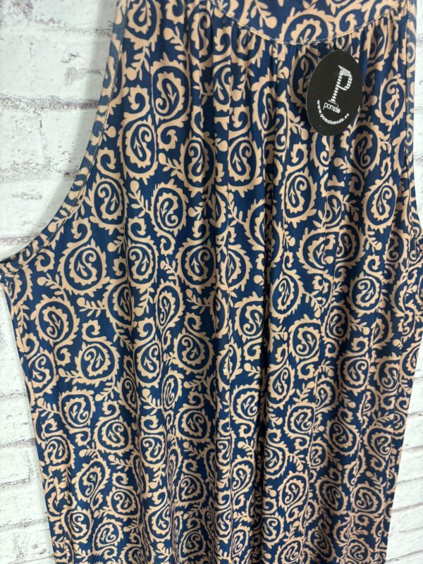 MONO PUNTO DE SEDA ESTAMPADO AZUL - Imagen 3