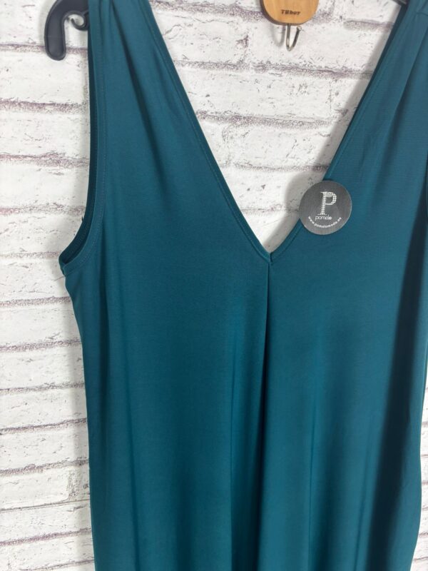 VESTIDO PUNTO DE SEDA AZUL - Imagen 3