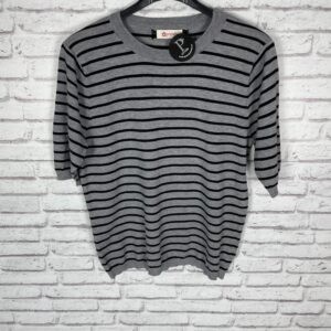 JERSEYRS LANA RAYAS NEGRO Y GRIS