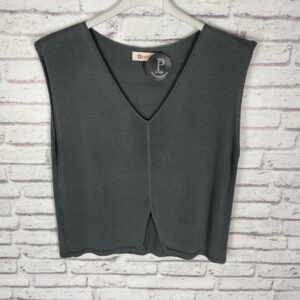 TOP HILO PICO GRIS