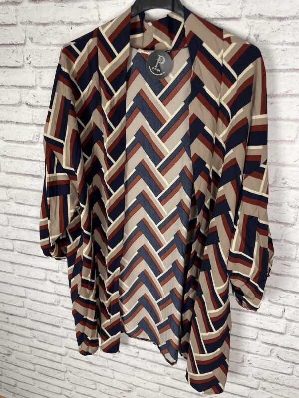 KIMONO ESTAMPADO GEOMETRICO - Imagen 3