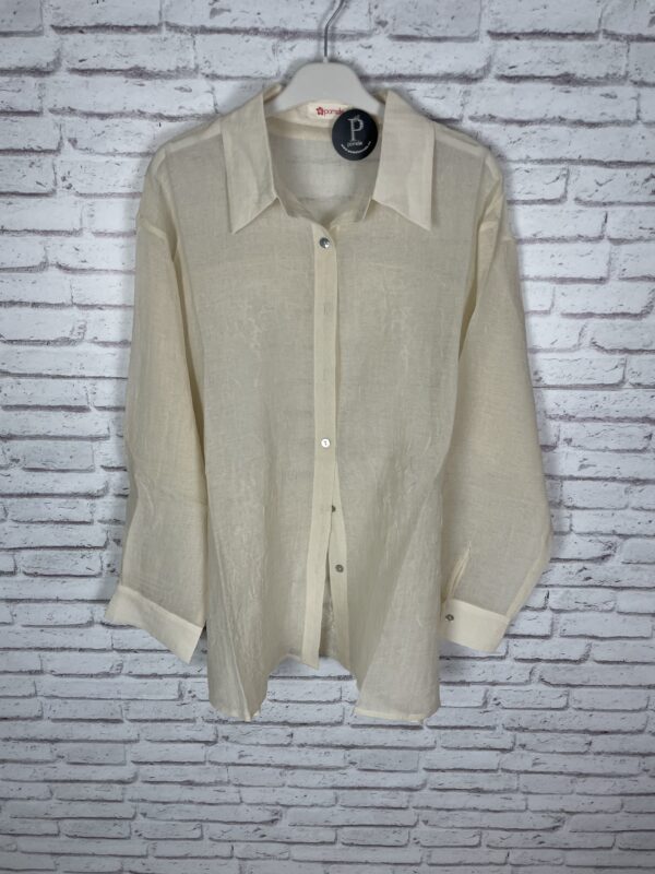 BLUSA GASA PARTE TRSERA BORDADA