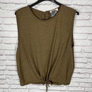 CAMISA RECOGIDA CAMEL