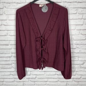 BLUSA LACITOS BURDEOS