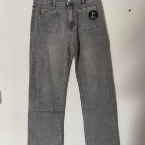 PANTALON GRIS BOLSILLOS RECTO