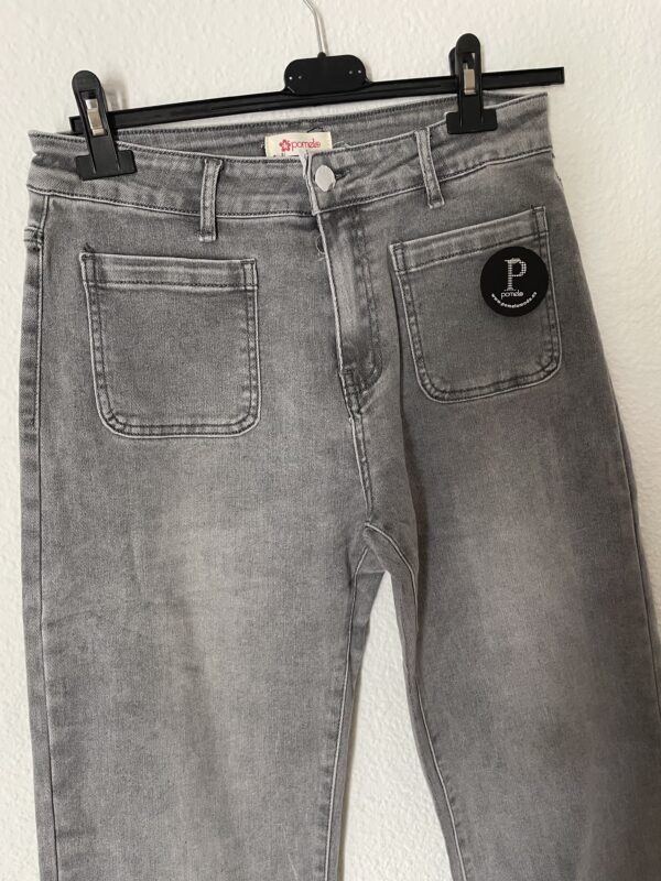 PANTALON GRIS BOLSILLOS RECTO - Imagen 3