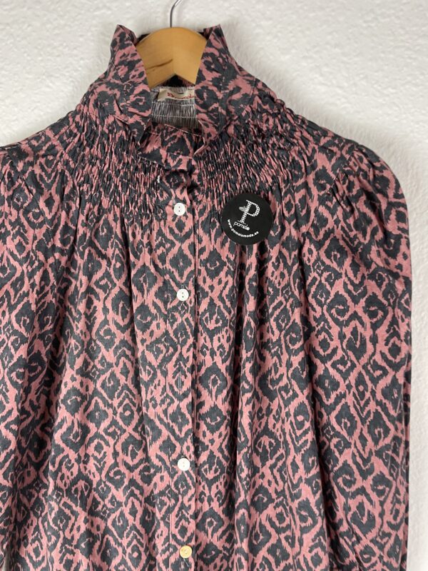 CAMISA CUELLO ROSA Y GRIS - Imagen 2