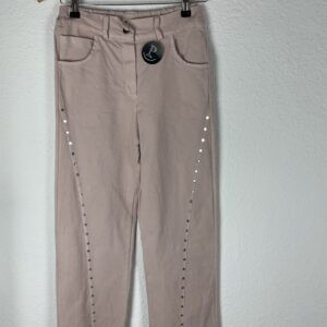 PANTALON ROSA TACHUELAS