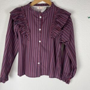 CAMISA RAYAS CIRUELA Y AZUL