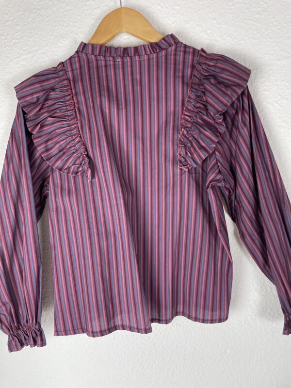 CAMISA RAYAS CIRUELA Y AZUL - Imagen 3