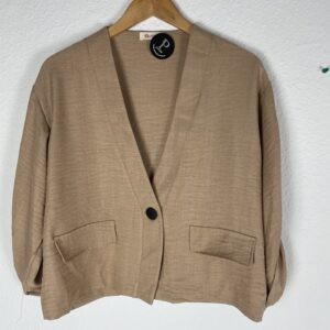 CHAQUETA BEIGBOLSILLOS