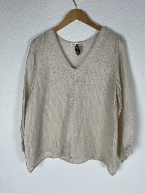 CAMISA BEIG PICO