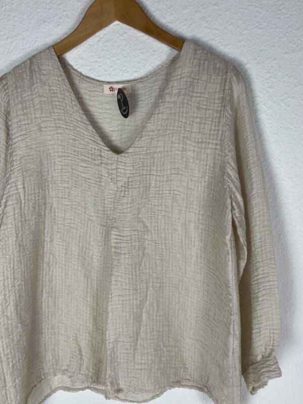 CAMISA BEIG PICO - Imagen 2
