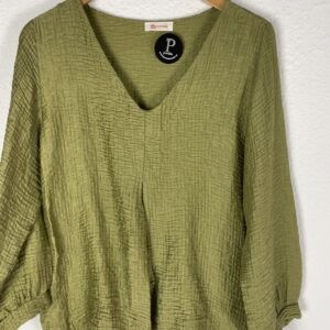 CAMISA PICO ARRUGADA LIMA