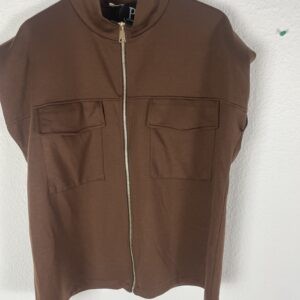 CHALECO BOLSILLOS MARRON
