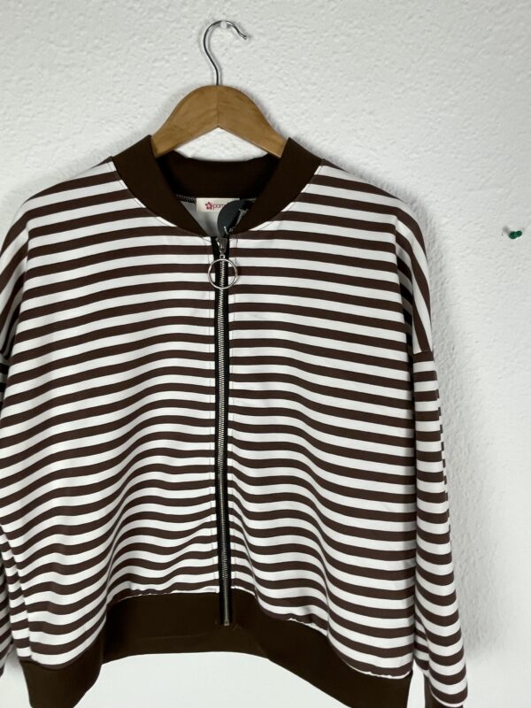 BOMBER MARRON RAYAS - Imagen 2