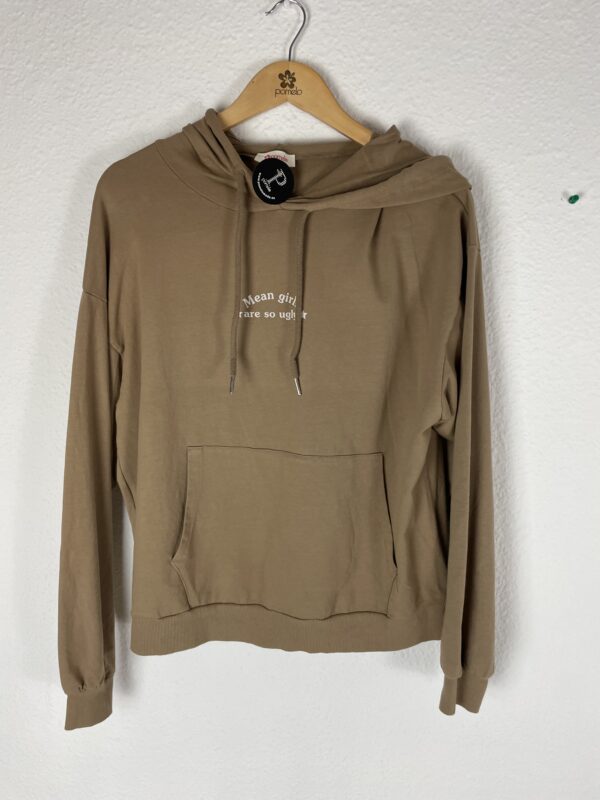 SUDADERA CAMEL CAPUCHA