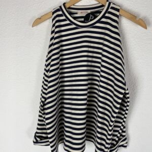 CAMISETA RAYAS MARINO HOMBROS AIRE