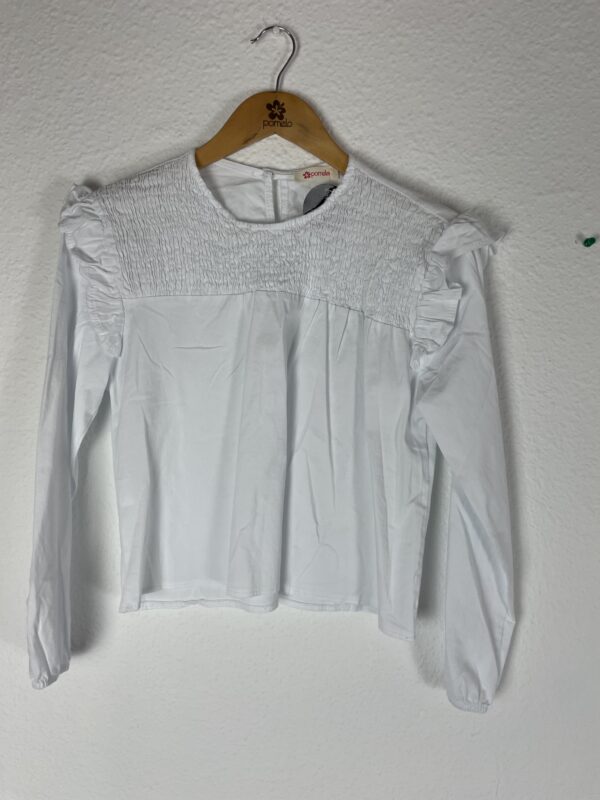 CAMISA BLANCA VOLANTES