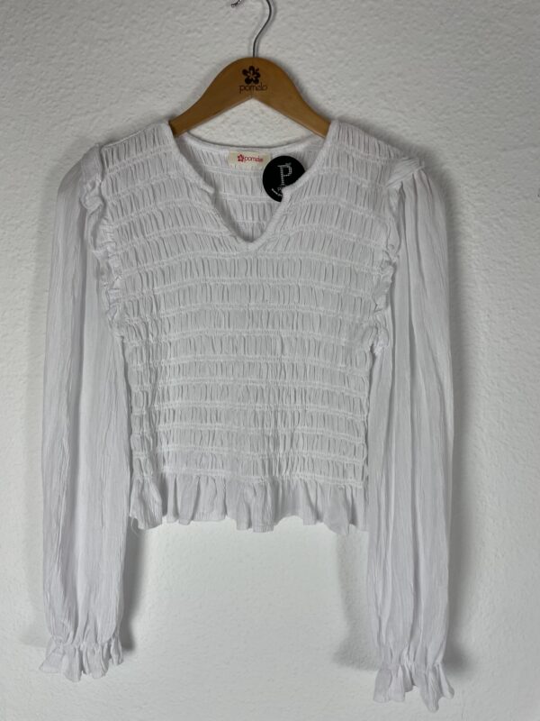 CAMISA PICO NIDO DE ABEJA