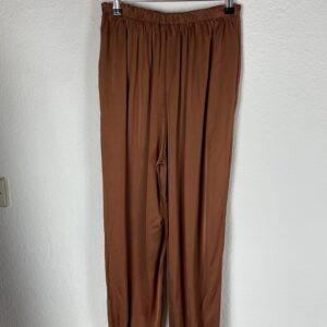 PANTALON SATINADO TEJA RECOGIDO