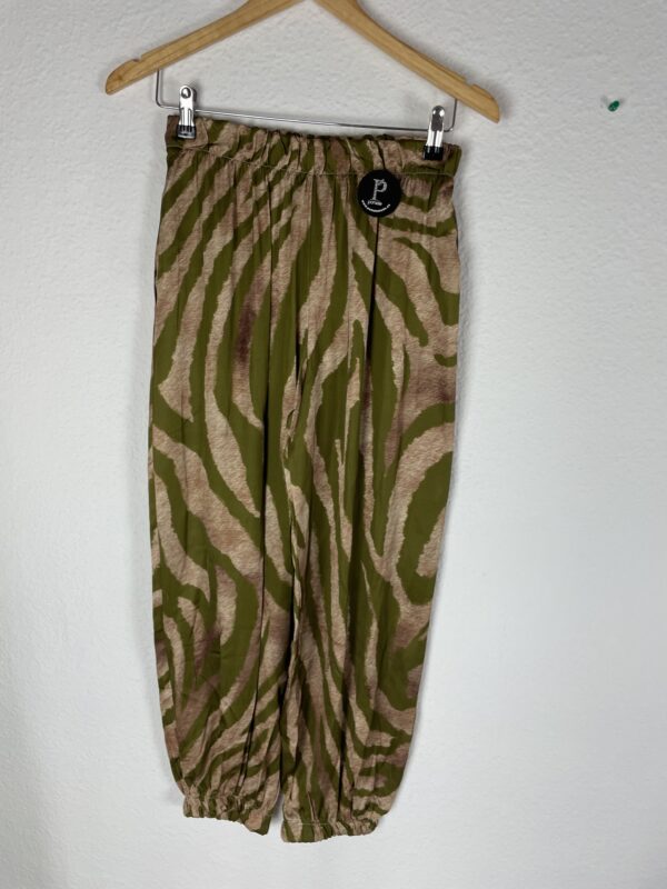 PANTALON SATINADO CEBRA RECOGIDO