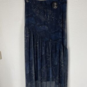 FALDA TULL TONOS AZULES