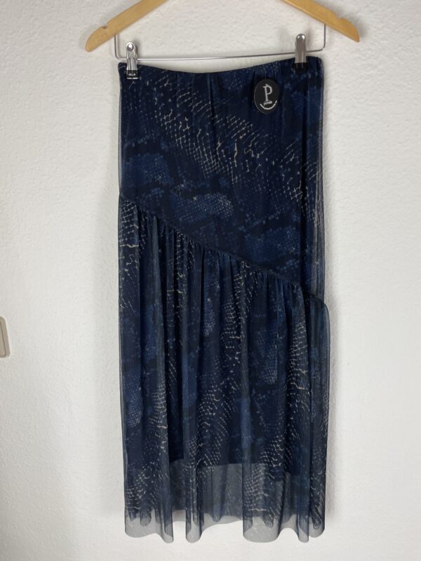FALDA TULL TONOS AZULES