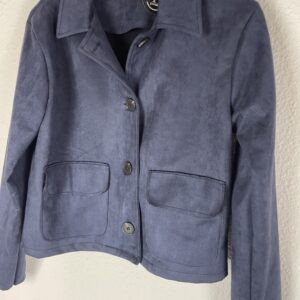 CHAQUETA ANTELINA AZUL