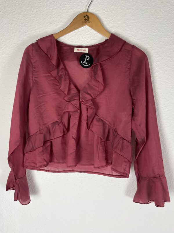 CAMISA GASA CIRUELA